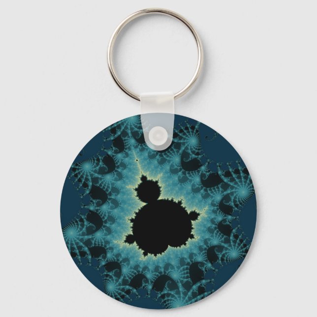 Mandelbrot Keychain (Front)