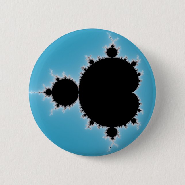 Mandelbrot Set 05 - Fractal Pinback Button (Front)