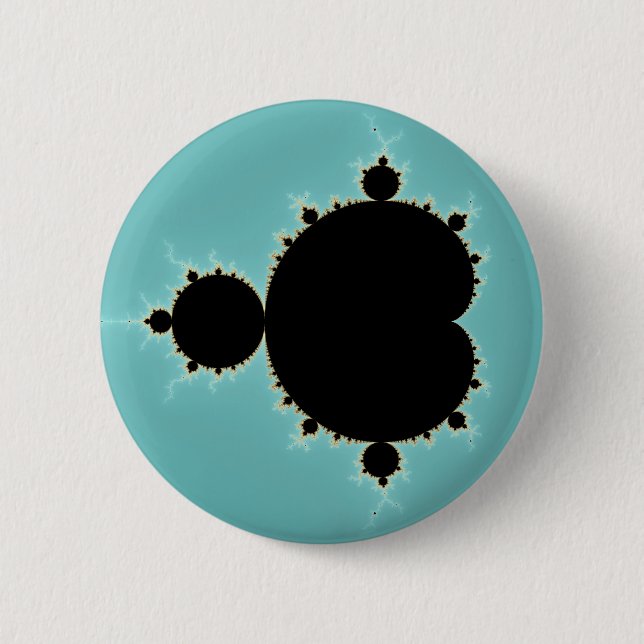 Mandelbrot Set 06 - Fractal Pinback Button (Front)