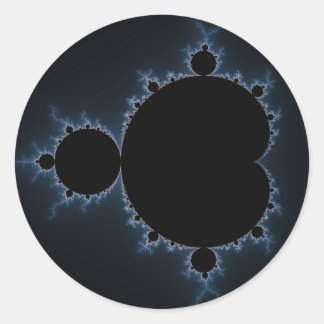 Mandelbrot Set 07 - Fractal Classic Round Sticker