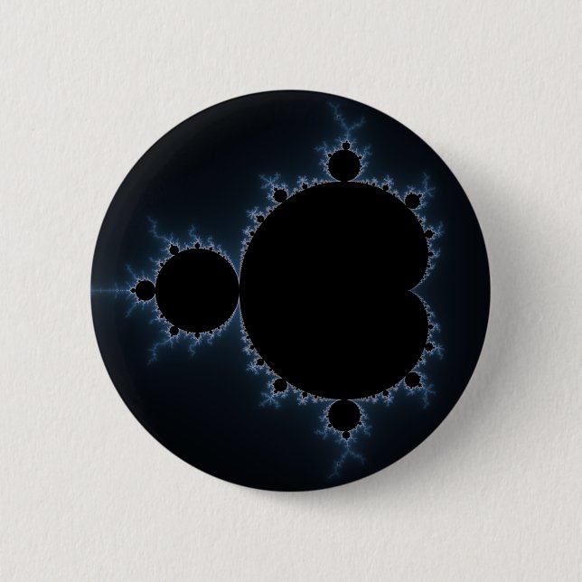 Mandelbrot Set 07 - Fractal Pinback Button (Front)