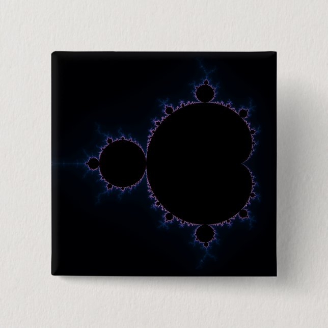 Mandelbrot Set 10 Pinback Button (Front)