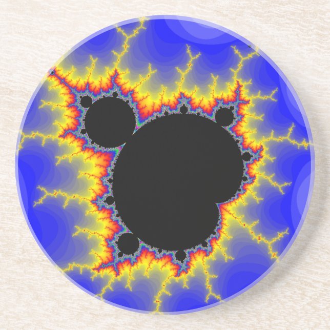 Mandelbrot Set Fractal Coaster (Front)