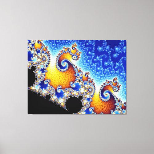 Mandelbrot Set Two_Dimensional Fractal Shape Canvas Print