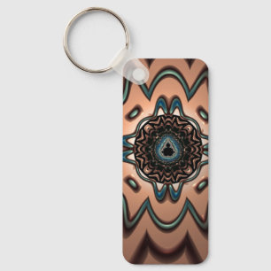 Mandelbrot Splash - Keychain