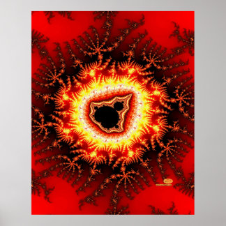 Mandelbrot's Menorah Poster