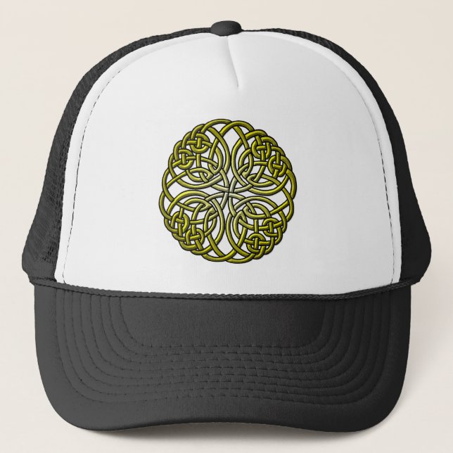 Mandella green trucker hat (Front)