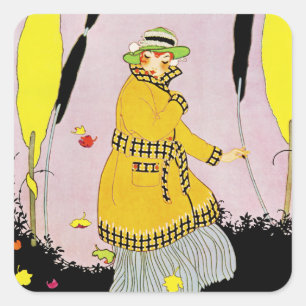 Mandel's Magazine Square Sticker