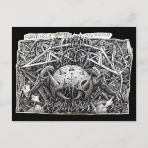 Mandible Death Operator, by Brian Benson Postcard