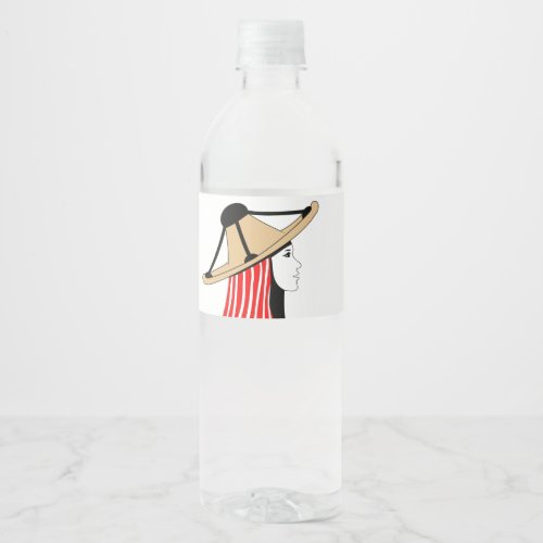 Mandil w Chachiya: Symbols of Jebala Identity Water Bottle Label