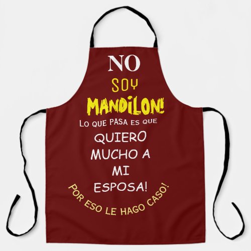 mandilon round clock apron