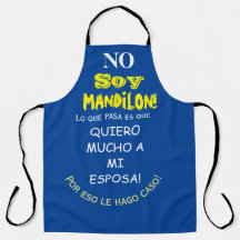 mandilon round clock apron