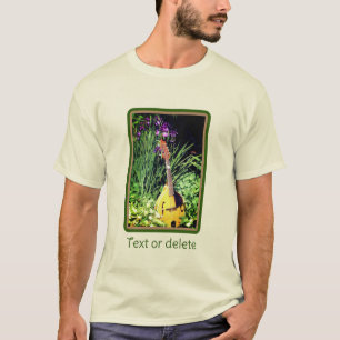 Mandolin And Iris Garden Personalized  T-Shirt