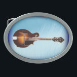 MANDOLIN-BELT BUCKLE OVAL BELT BUCKLE<br><div class="desc">MANDOLIN-BELT BUCKLE-ADD YOUR OWN BACKGROUND COLOR</div>