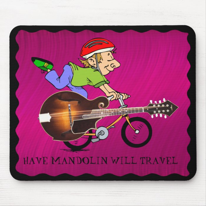 MANDOLIN BIKE MOUSEPAD