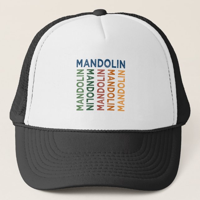 Mandolin Colorful Trucker Hat (Front)