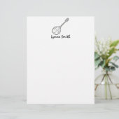 Mandolin "Drawing" Personalized (Standing Front)