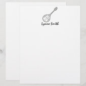 Mandolin "Drawing" Personalized (Front/Back)