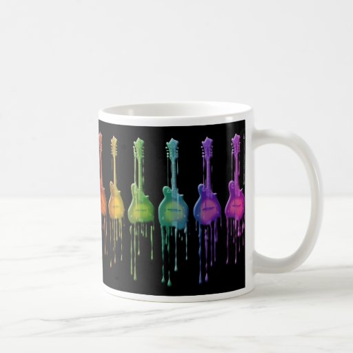 Mandolin F-style Rainbow Coffee Mug