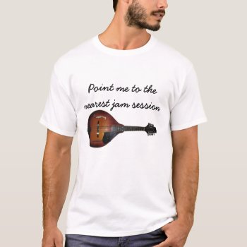 Mandolin Jam Session T-shirt by stradavarius at Zazzle