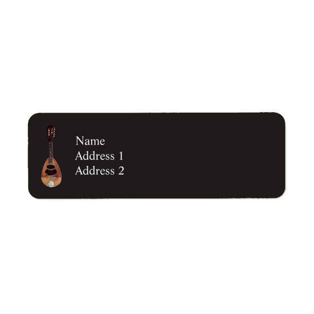 Mandolin Label (Front)