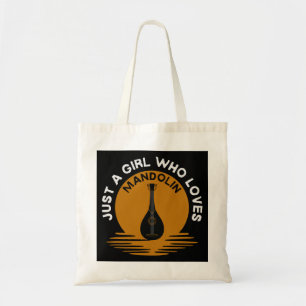 Mandolin Lover Player just a girl who loves Bluegr Tote Bag