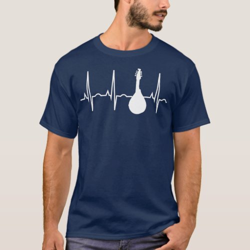 Mandolin  Mandolin Heartbeat  Musician Gift T_Shirt