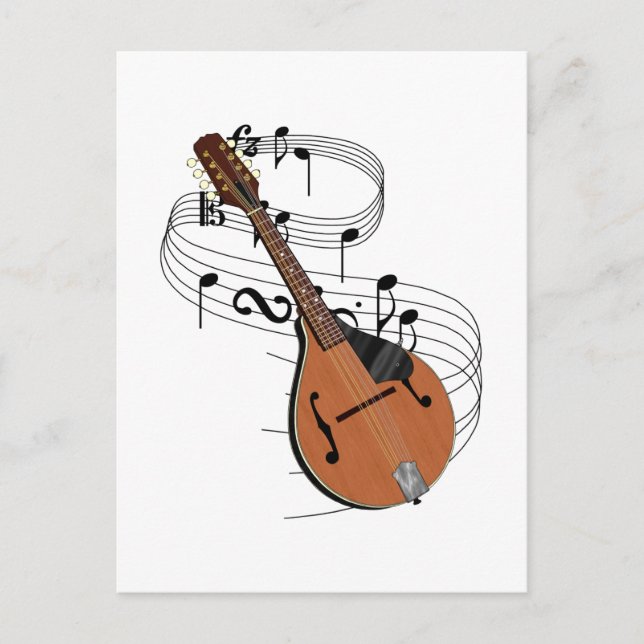 Mandolin Postcard (Front)