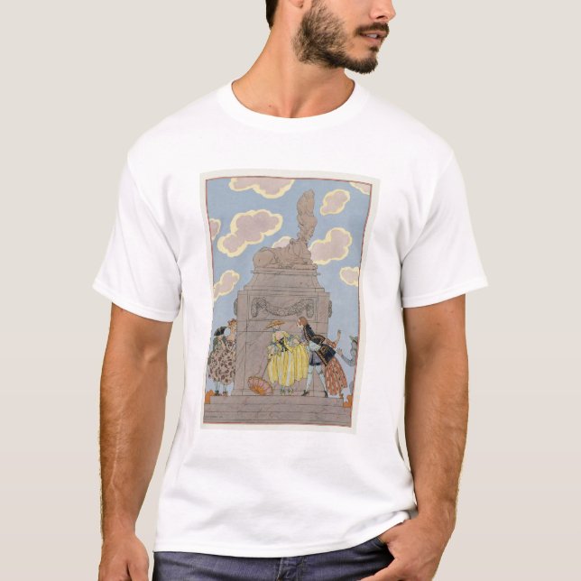 Mandoline, illustration for 'Fetes Galantes' by Pa T-Shirt (Front)