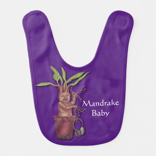 Mandrake Baby Bib (Front)
