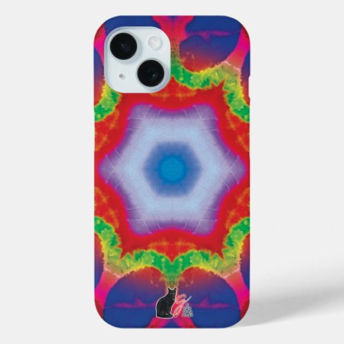 Mandril Kaleidoscope iPhone Case