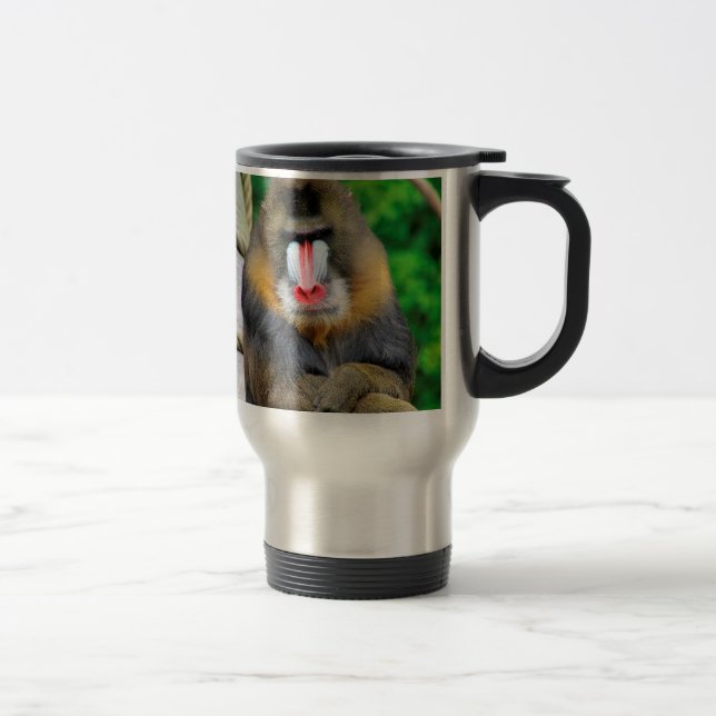 Mandrill 001 travel mug (Right)