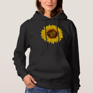 Mandrill Gift For Women Men Monkey Baboon Sunflowe Hoodie