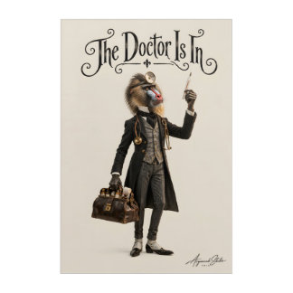 Mandrill Physician Acrylic Print