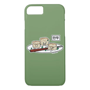 Mandu Korean dumpling dim sum breakfast hangul iPhone 8/7 Case