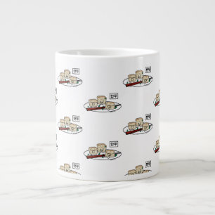Mandu Korean dumpling dim sum breakfast hangul Giant Coffee Mug
