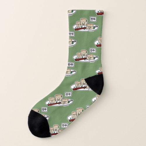 Mandu Korean dumpling dim sum breakfast hangul Socks