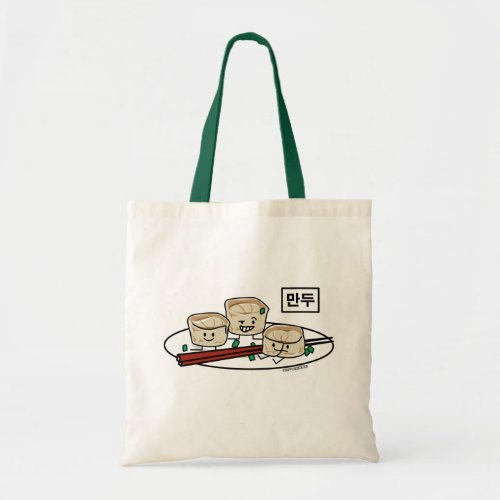 Mandu Korean dumpling dim sum breakfast hangul Tote Bag