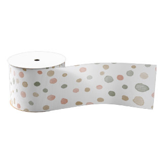 Mandy Confetti Watercolor Dots Ribbon
