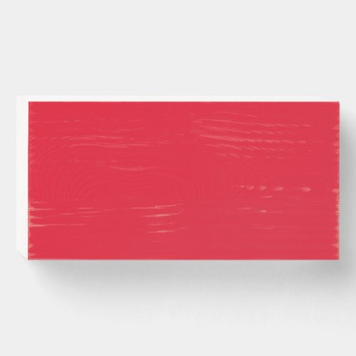 MandyPale RedPastel Red Wooden Box Sign