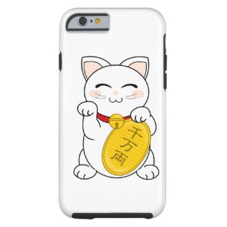 Maneki Neko - Good Fortune Cat Tough iPhone 6 Case