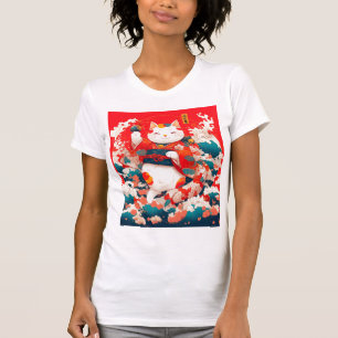 Maneki-Neko, Japanese Lucky Cat T-Shirt