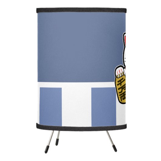 Maneki Neko: Japanese Lucky Cat Tripod Lamp (Left)