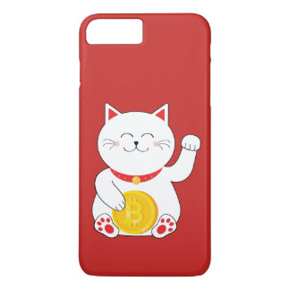 Maneki Neko Lucky Cat Bitcoin Phone Case