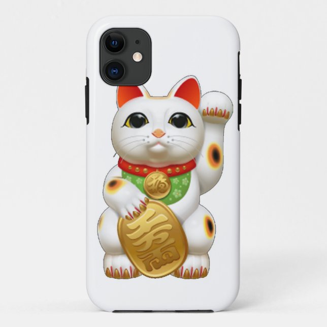 maneki-neko  lucky cat Case-Mate iPhone case (Back)