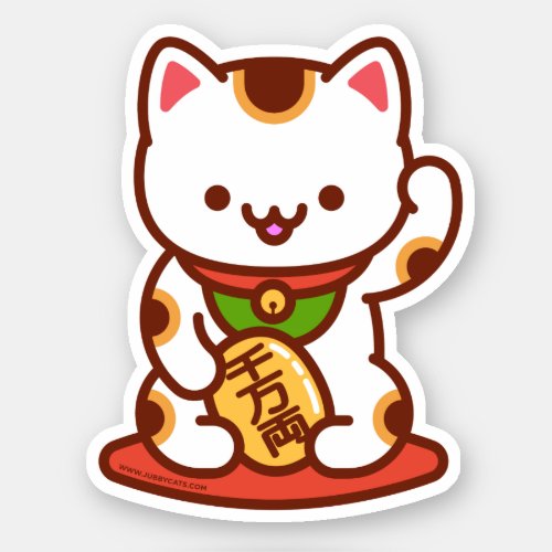 MANEKI_NEKO Lucky Cat Sticker