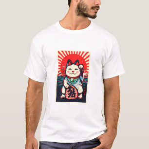 maneki neko lucky cat T-Shirt