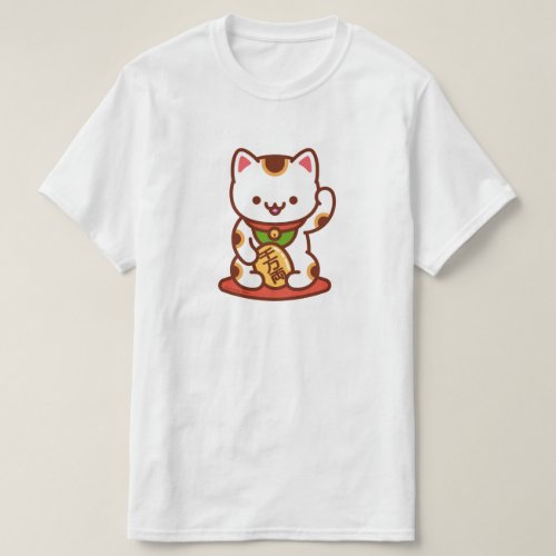 MANEKI_NEKO Lucky Cat T_Shirt _ White
