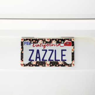 Maneki Neko Lucky Cats License Plate Frame