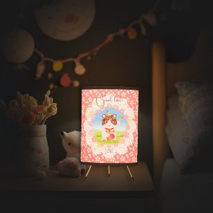 Maneki Neko Lucky Luna Tripod Lamp